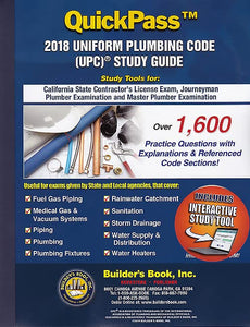 QuickPassTM 2018 Uniform Plumbing Code (UPC)® Study Guide 