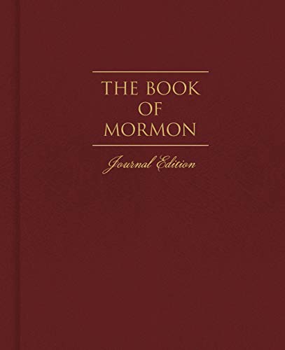The Book of Mormon Journal Edition Dark Red - No Index