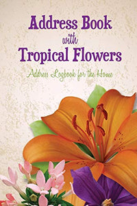 Address Book with Tropical Flowers 