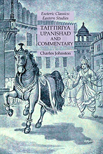 Taittiriya Upanishad and Commentary cover