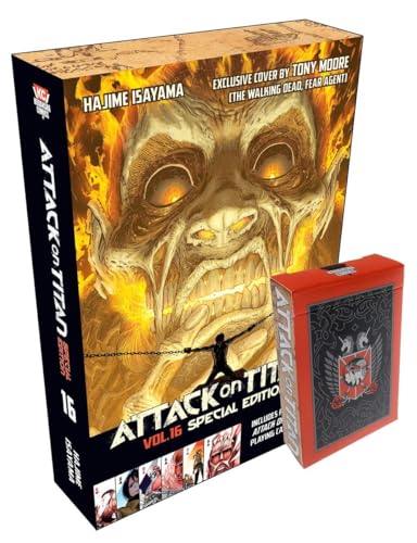 Attack on Titan 16 Manga Special Edition with Playing Cards