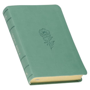 KJV Bible Compact Faux Leather, Teal 