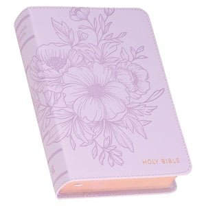 KJV Bible Compact LP Faux Leather, Purple 