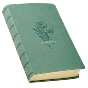 KJV Bible Giant Print Faux Leather, Teal 