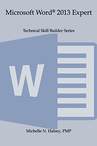 Microsoft Word 2013 Expert cover