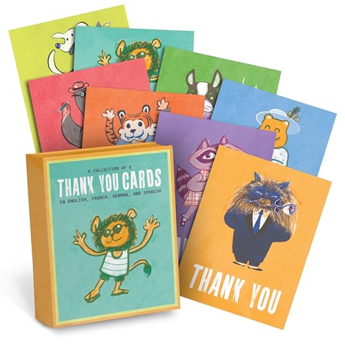 Em & Friends Thank You Around the World, Box of 8 Assorted cover