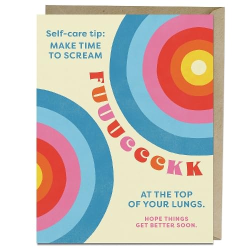 6-Pack Em & Friends Self-Care Tip Greeting Cards cover