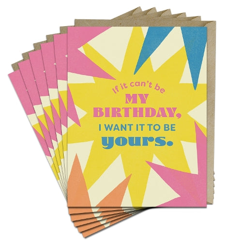 6-Pack Em & Friends Want It to Be Yours Birthday Greeting Cards cover