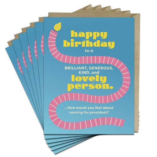 6-Pack Em & Friends Lovely Person Birthday Greeting Cards cover