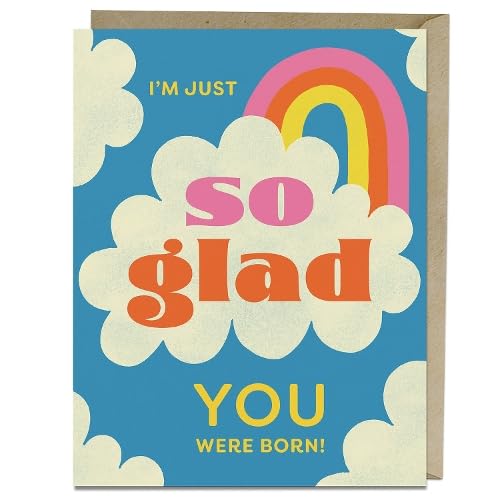 6-Pack Em & Friends So Glad Birthday Greeting Cards cover