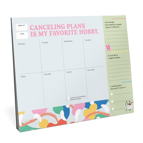 Em & Friends Struggle Is Real Weekly Desktop Planner cover