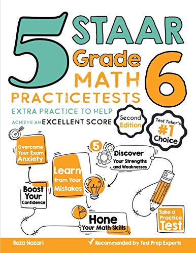 5 STAAR Grade 6 Math Practice Tests