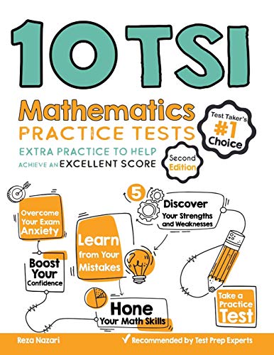 10 TSI Math Practice Tests