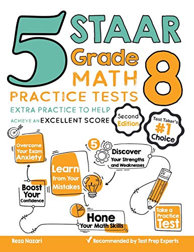 5 STAAR Grade 8 Math Practice Tests