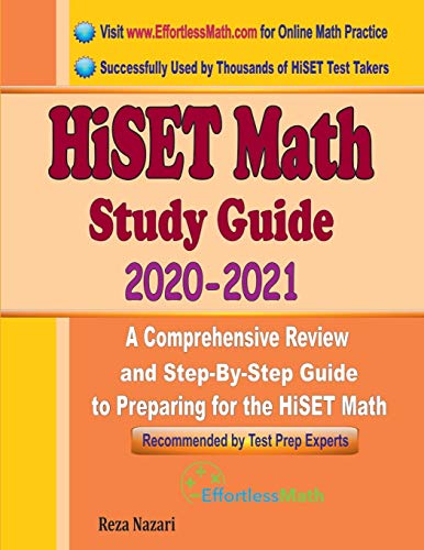 HiSET Math Study Guide 2020 - 2021