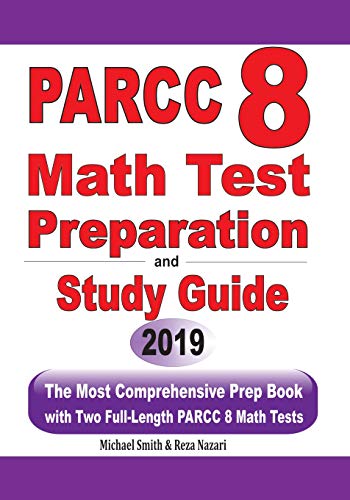 PARCC 8 Math Test Preparation and study guide cover