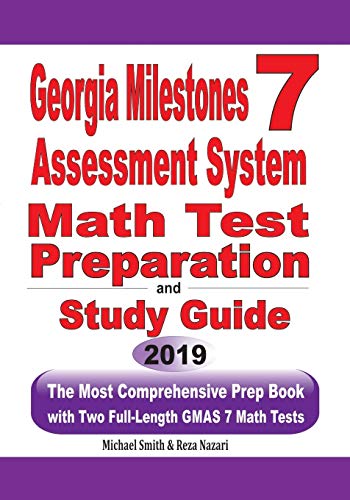 Georgia Milestones Assessment System 7 Math Test Preparation and Study cover
