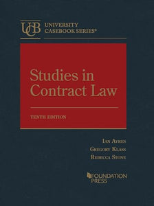Studies in Contract Law 