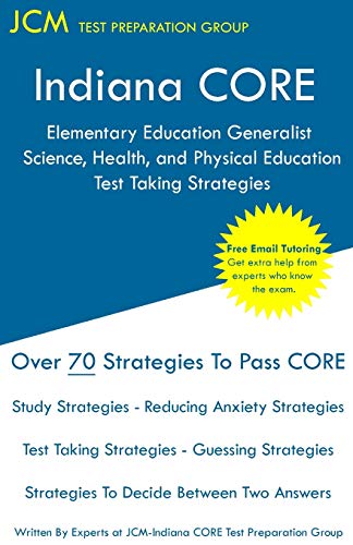 Indiana CORE Elementary Education Generalist Science, Health, and Phys cover