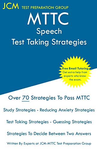 MTTC Speech - Test Taking Strategies cover