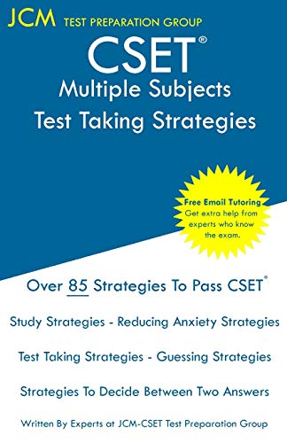 CSET Multiple Subjects - Test Taking Strategies cover