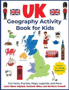 UK Geography Activity Book for Kids 