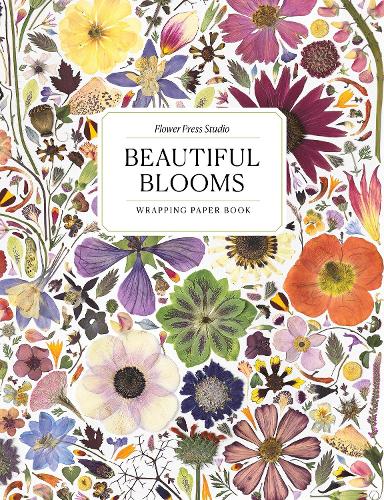 Beautiful Blooms Wrapping Paper Book cover