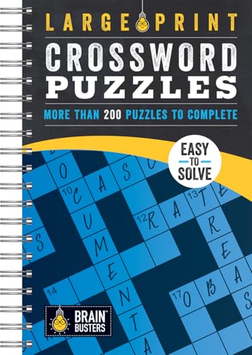 Large Print Crossword Puzzles Blue