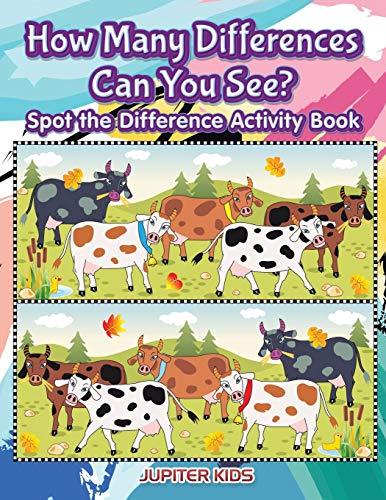 How Many Differences Can You See? Spot the Difference Activity Book By ...