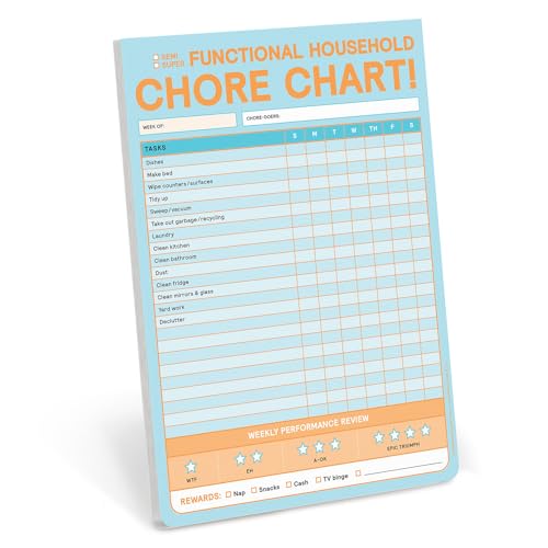 Knock Knock Chore Chart Big & Sticky Notepads cover