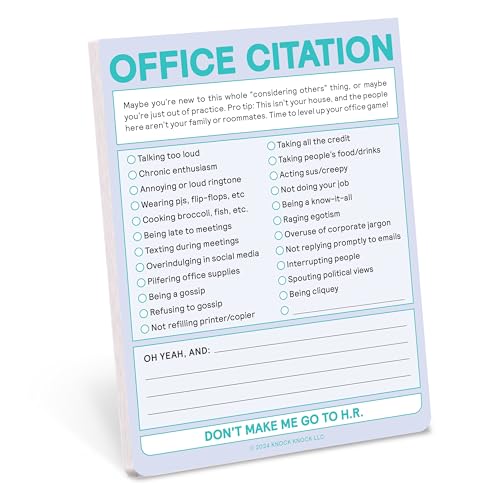 Knock Knock Office Citation Nifty Note (Pastel Version) cover