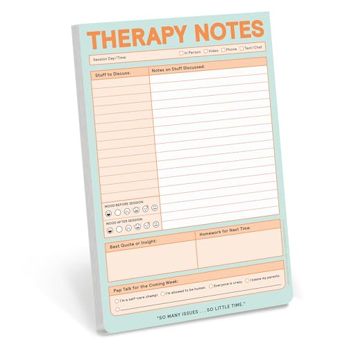 Knock Knock Therapy Notes Pad (Pastel Version) cover