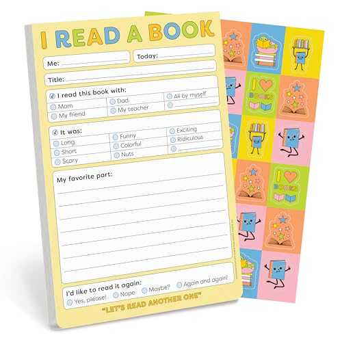 Knock Knock Kids I Read a Book Playtime Pads cover