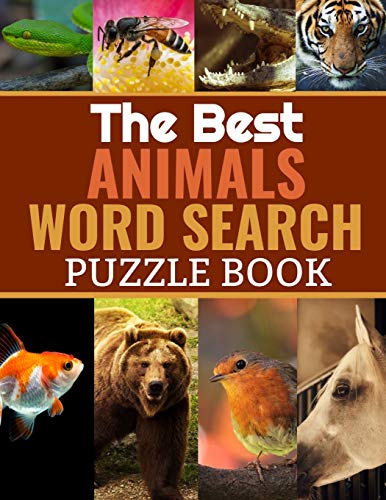 The Best Animals Word Search cover