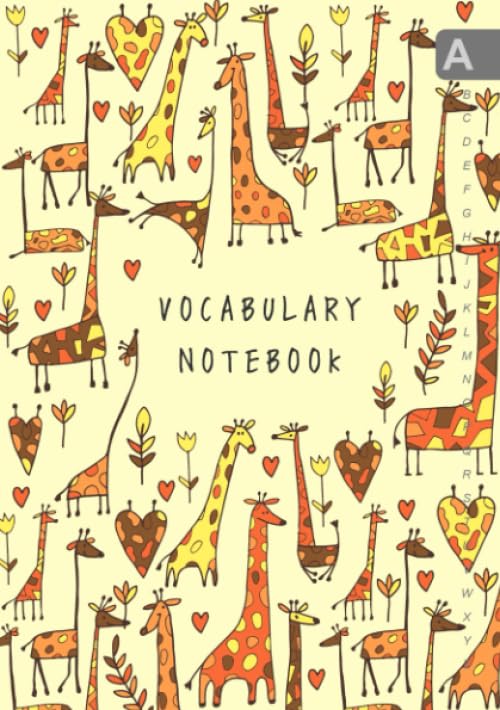 Vocabulary Notebook : A5 Notebook 3 Columns Medium a-Z Alphabetical Se cover