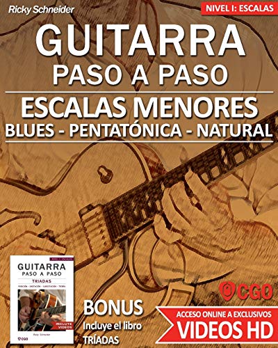 Escalas Menores - Guitarra Paso a Paso - con VIDEOS HD cover