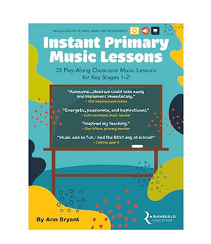 Instant Primary Music Lessons 33 Play-Along Classroom Music Lessons. Book & MediAudio-Online