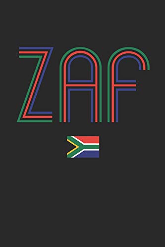 Vintage South Africa Notebook - South Africa Diary - Retro South African Flag Journal - South Africa Gifts