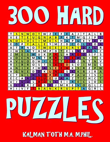 300 Hard Puzzles cover
