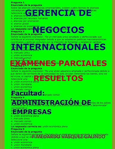Gerencia de Negocios Internacionales-Ex