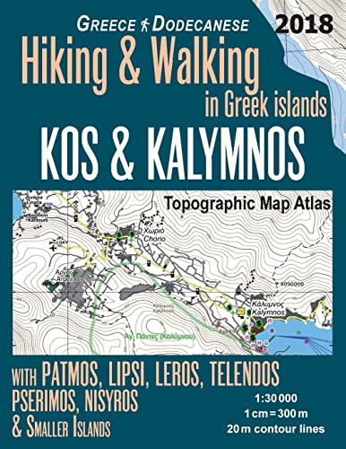 Kos & Kalymnos Topographic Map Atlas 1