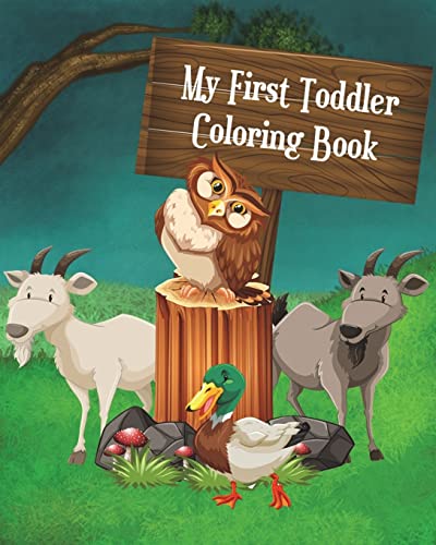 My First Toddler Coloring Book cover