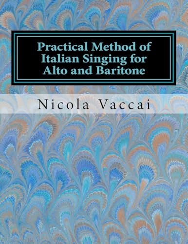 Practical Method of Italian Singing for Alto and Baritone cover