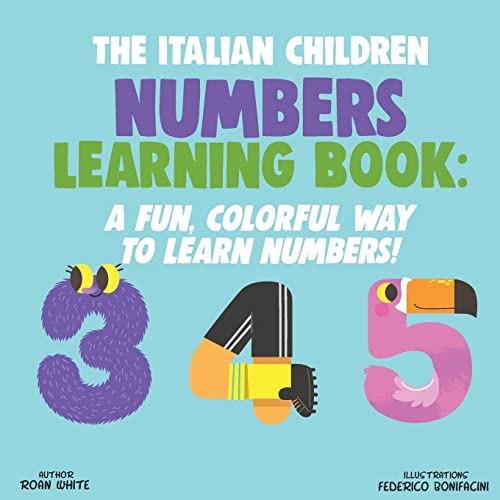 The Italian Children Numbers Learning Book cover