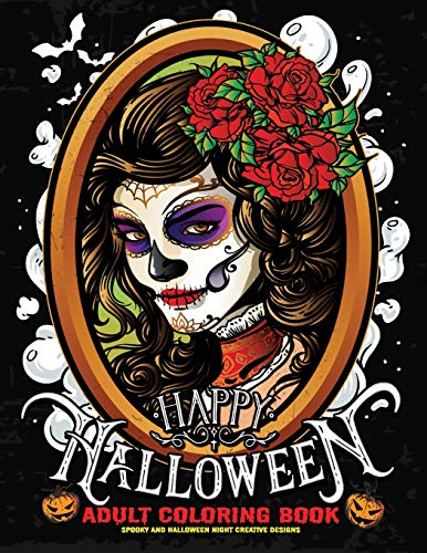 Happy Halloween Coloring Book cover