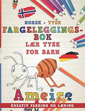 Fargeleggingsbok Norsk - Tysk I L