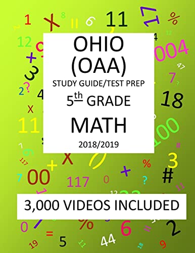 5th Grade OHIO OAA, 2019 MATH, Test Prep