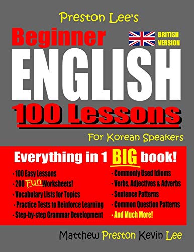 Preston Lee's Beginner English 100 Lessons For Korean Speakers (British)