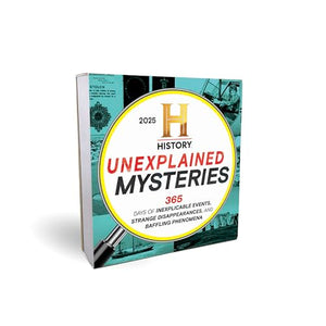 2025 History Channel Unexplained Mysteries Boxed Calendar