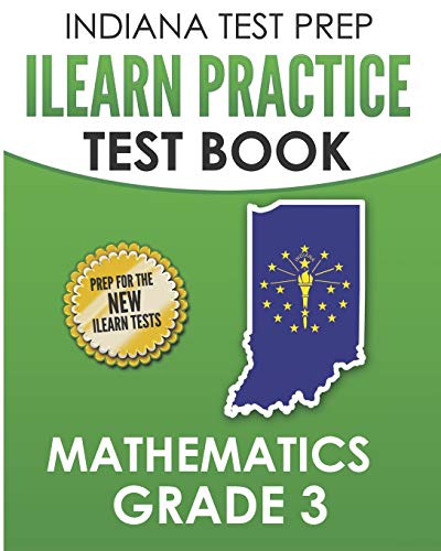 INDIANA TEST PREP ILEARN Practice Test Book Grade 3 cover